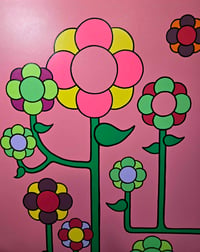 Image 4 of Happy Flowers (Pink) Painting