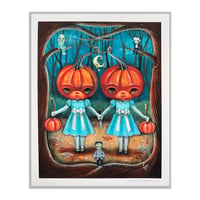 Image 1 of Pumpkin Twins (Print)