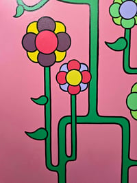 Image 5 of Happy Flowers (Pink) Painting