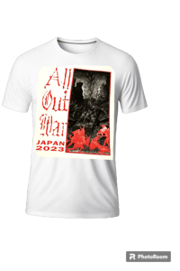 Image 1 of ALL OUT WAR "JAPAN 2023 - WHITE" T SHIRT