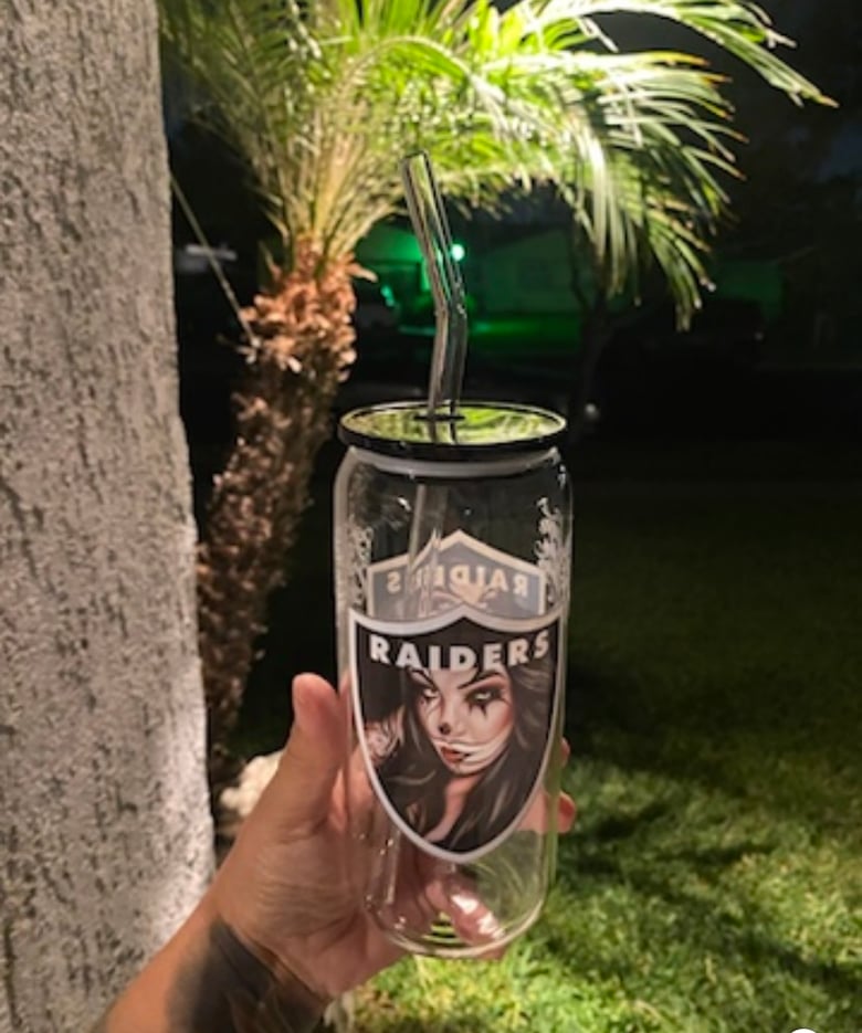 Image of Raiders Glass Libby Cup