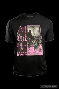 Image 1 of ALL OUT WAR "JAPAN 2023 - BLACK" T-SHIRT