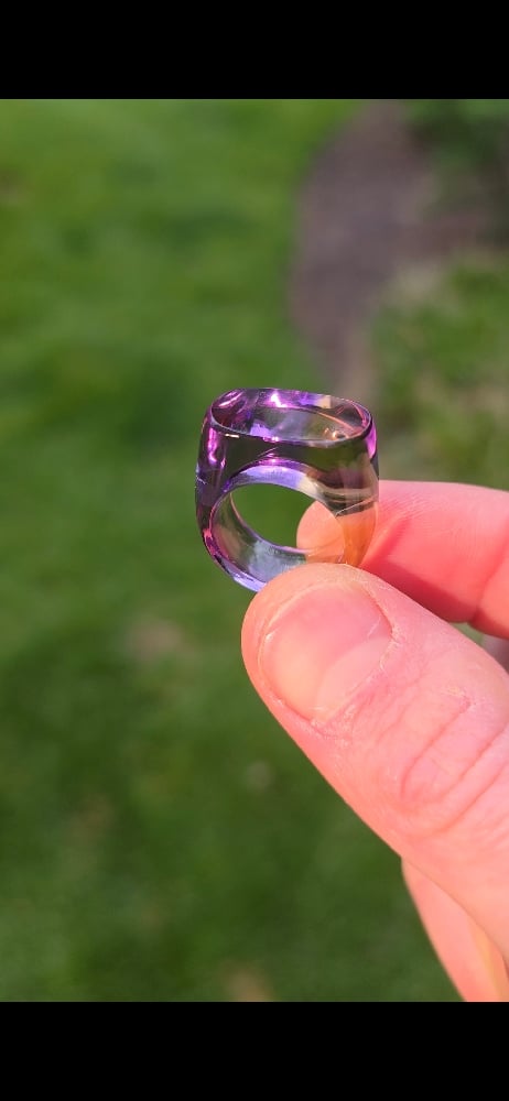 Image of Ametrine Jelly Ring Signet 