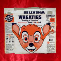 Image 1 of Bambi (Walt Disney) - Wheaties Cereal mask (1951) - backside