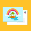 Rainbow Connection Postcard