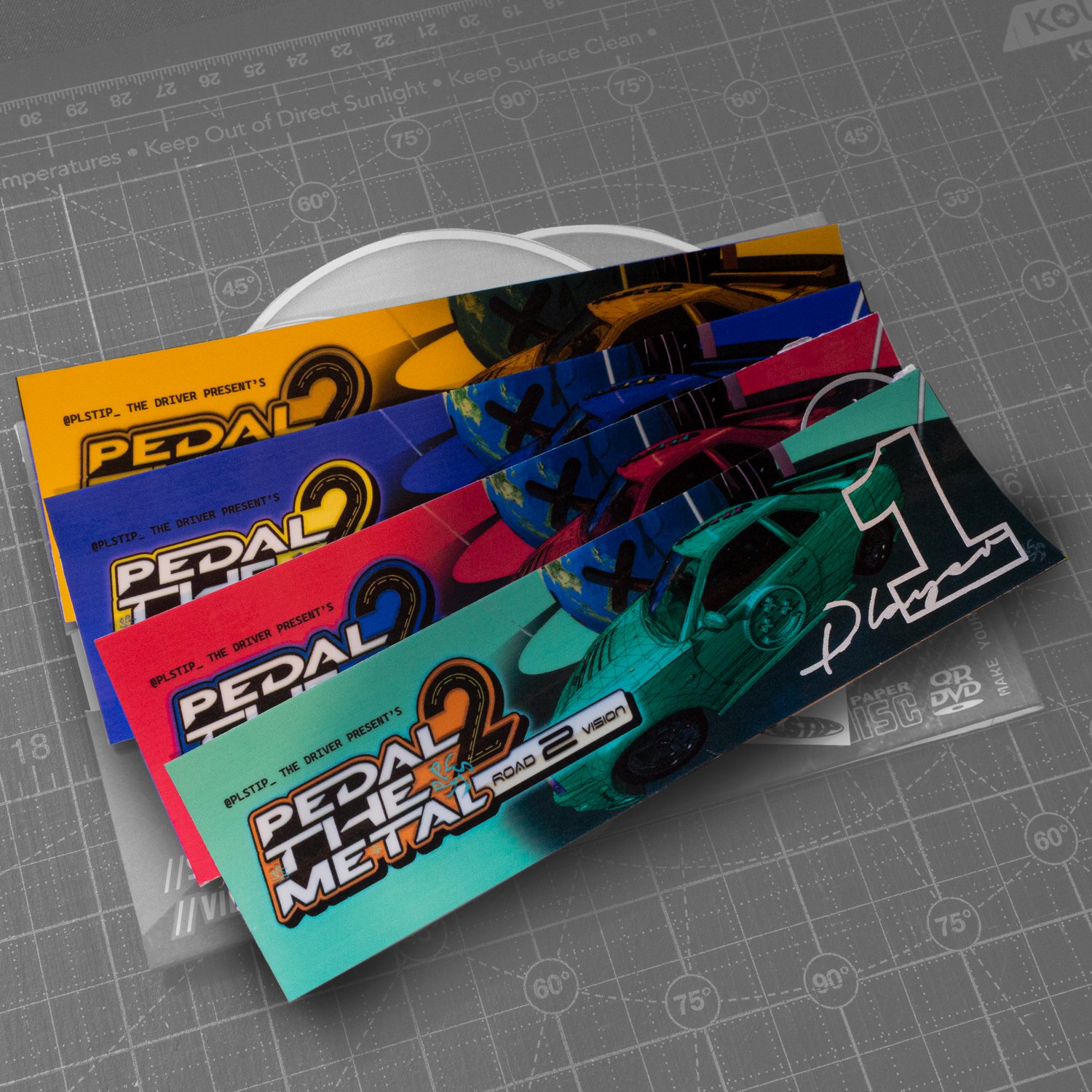Image of Pedal 2 The Metal - Sticker Pack & QR DVD