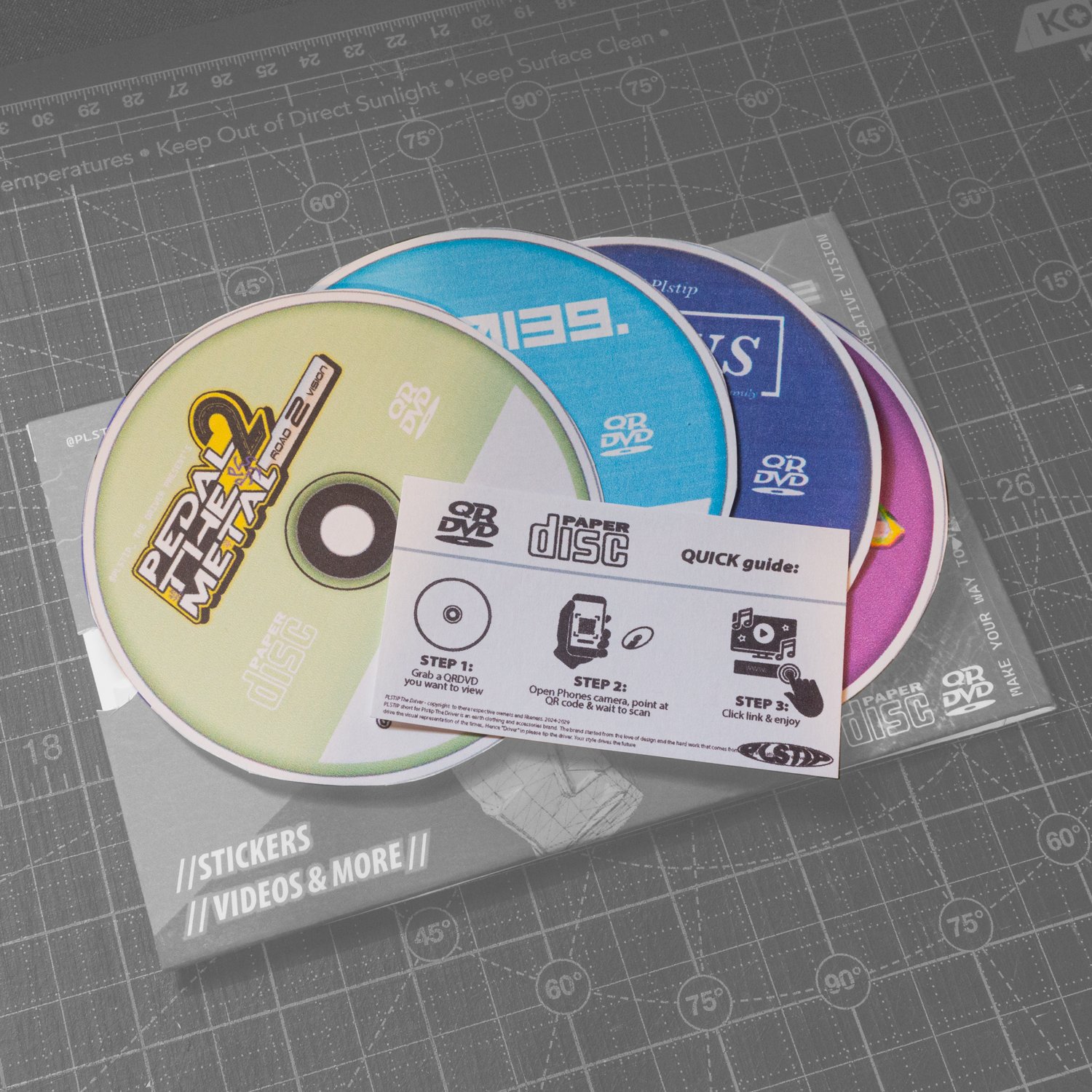 Image of Pedal 2 The Metal - Sticker Pack & QR DVD