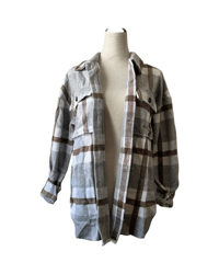 Image 1 of Harley flannel shacket