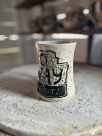 Image 2 of HANDCRAFTED POTTERY MUG #4 