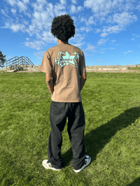 Image 4 of Brown Emblem T-Shirt | Puff Logo 