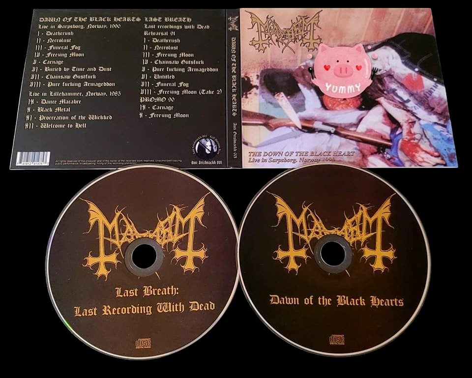 MAYHEM - Dawn of the Black Hearts 2024 2cd DIGIPAK (LIMITED STOCK)