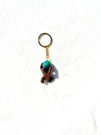 Image of CARRY SOME WEIGHT handmade clay keychain