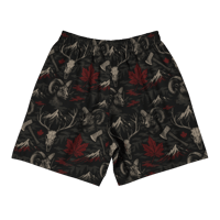 Image 2 of Maple Leaf Camo Unisex Athletic Shorts