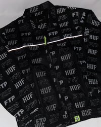 Image of FTP x HUF Reflective All Over Track Jacket