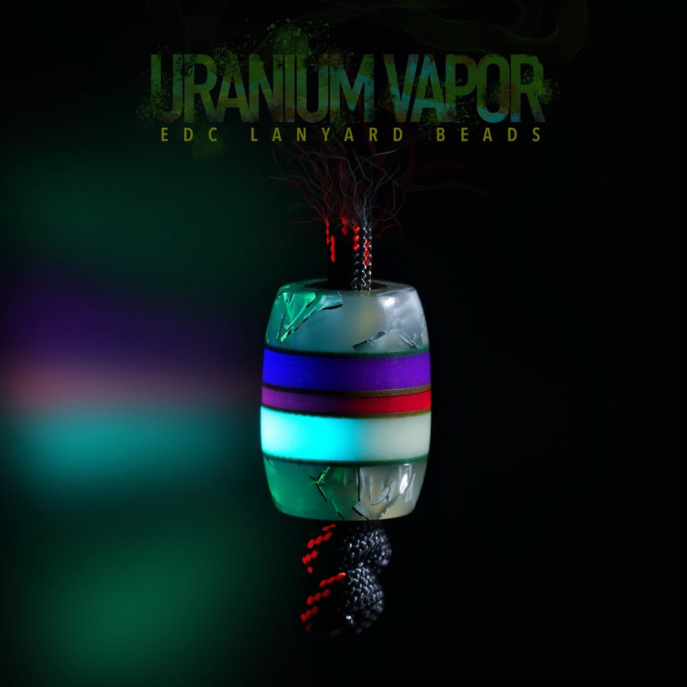 Uranium Vapor EDC lanyard beads (GLOW)