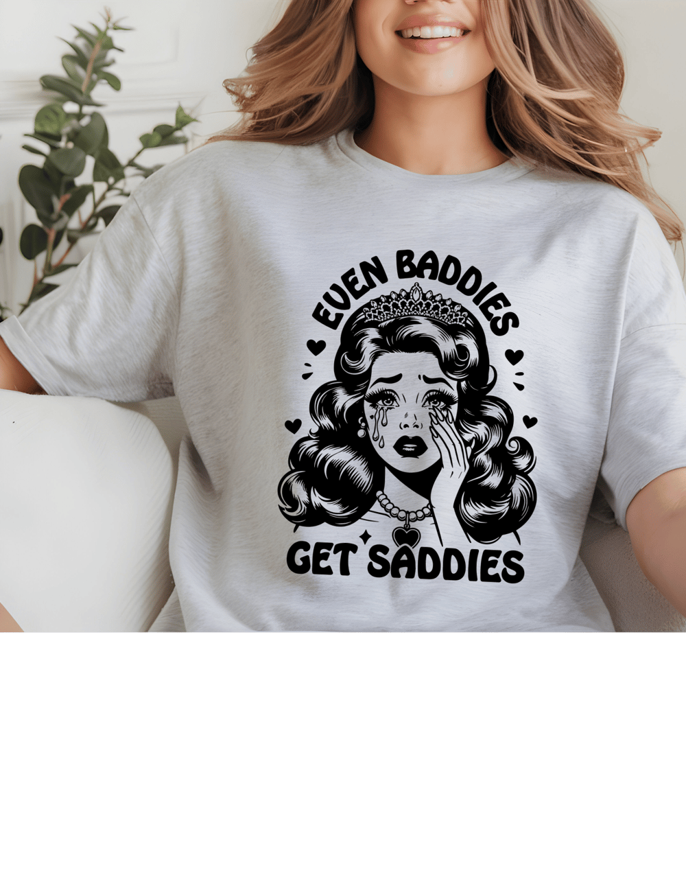 Baddies get Saddies Retro girl