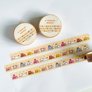 Image of A Train of SKZOOs Washi Tape