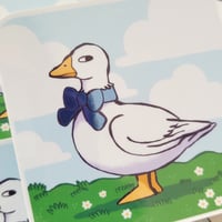 Image 2 of Judgemental Goose - Mirror Foil Sticker