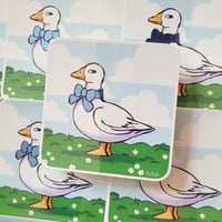 Image 1 of Judgemental Goose - Mirror Foil Sticker