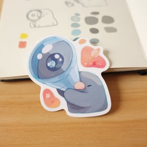 Image of Sprig, Eye, Crater, Dream | Glossy Stickers