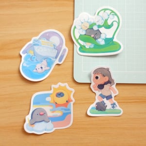 Image of Garden, Ship, Weather, Sidekick | Glossy Stickers