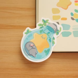 Image of Bulb, Candle, Blush, Snooze | Glossy Stickers