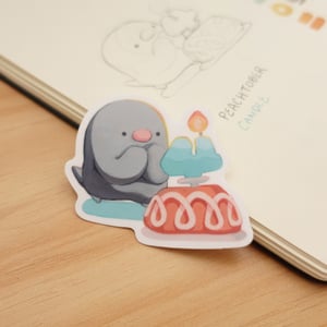 Image of Bulb, Candle, Blush, Snooze | Glossy Stickers