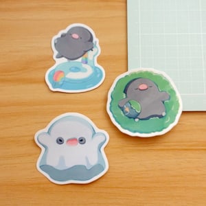 Image of Float, Moss, Spooky | Glossy Stickers