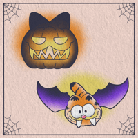 Image 2 of GARFIELD HALLOWEEN TATTOO TICKETS