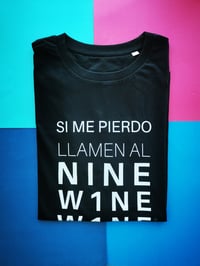 Image 1 of NINE W1NE W1NE T-SHIRT BLACK ED