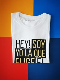Image 1 of SOY YO LA QUE ELIGE EL VINO T-SHIRT 