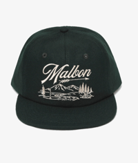 Image 1 of Malbon Highland Wool Painters Hat Green [2024]