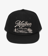 Image 1 of Malbon Highland Wool Painters Hat Black [2024]