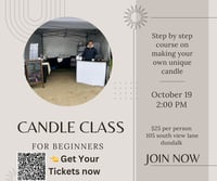 Step-by-step candle course