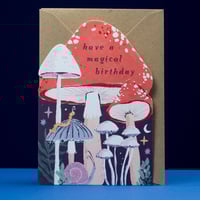 Image 2 of Toadstool / Mushroom Birthday Card by Sister Paper Co.