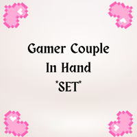 Gamer Couple Set In Hands