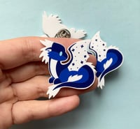 Image 2 of [WoF] Whiteout Acrylic Pin