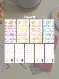 Image 4 of Letters & numbers 🔤✨ sticker sheets