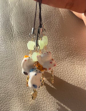 Image of Lucky Cat Phone Charms