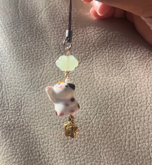 Image of Lucky Cat Phone Charms