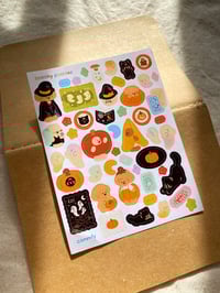 Image 5 of Spooky pookies 🐈‍⬛ 🎃 halloween sticker sheet