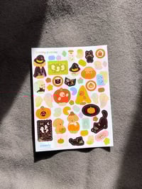 Image 1 of Spooky pookies 🐈‍⬛ 🎃 halloween sticker sheet