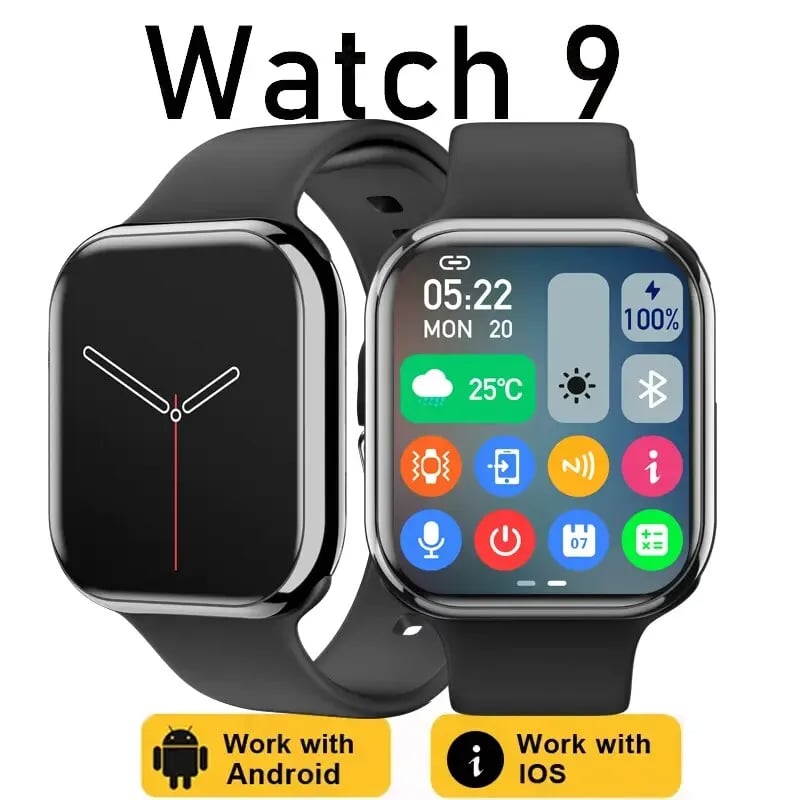 MSL 2024 Watch 9 - Smart Watch with Body Temperature, GPS, Sport Mode