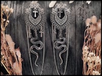 Image 2 of Shántánii - long snake earrings