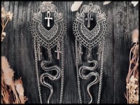 Image 3 of Shántánii - long snake earrings