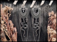 Image 5 of Shántánii - long snake earrings