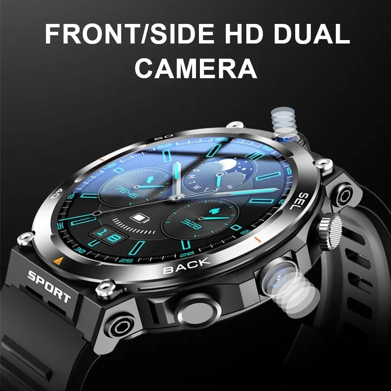 MSL 1.39-inch 4G Network Smart Watch - Dual Camera, GPS, NFC, Android, and Waterproof