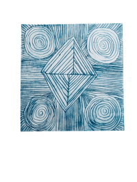 Image 2 of Abstract Drypoint Etching Original Print