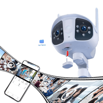 4K 8MP IP Camera Dual Lens WiFi Security Smart Home Waterproof