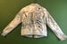 Image of Rose thorn and rib cage jean jacket 